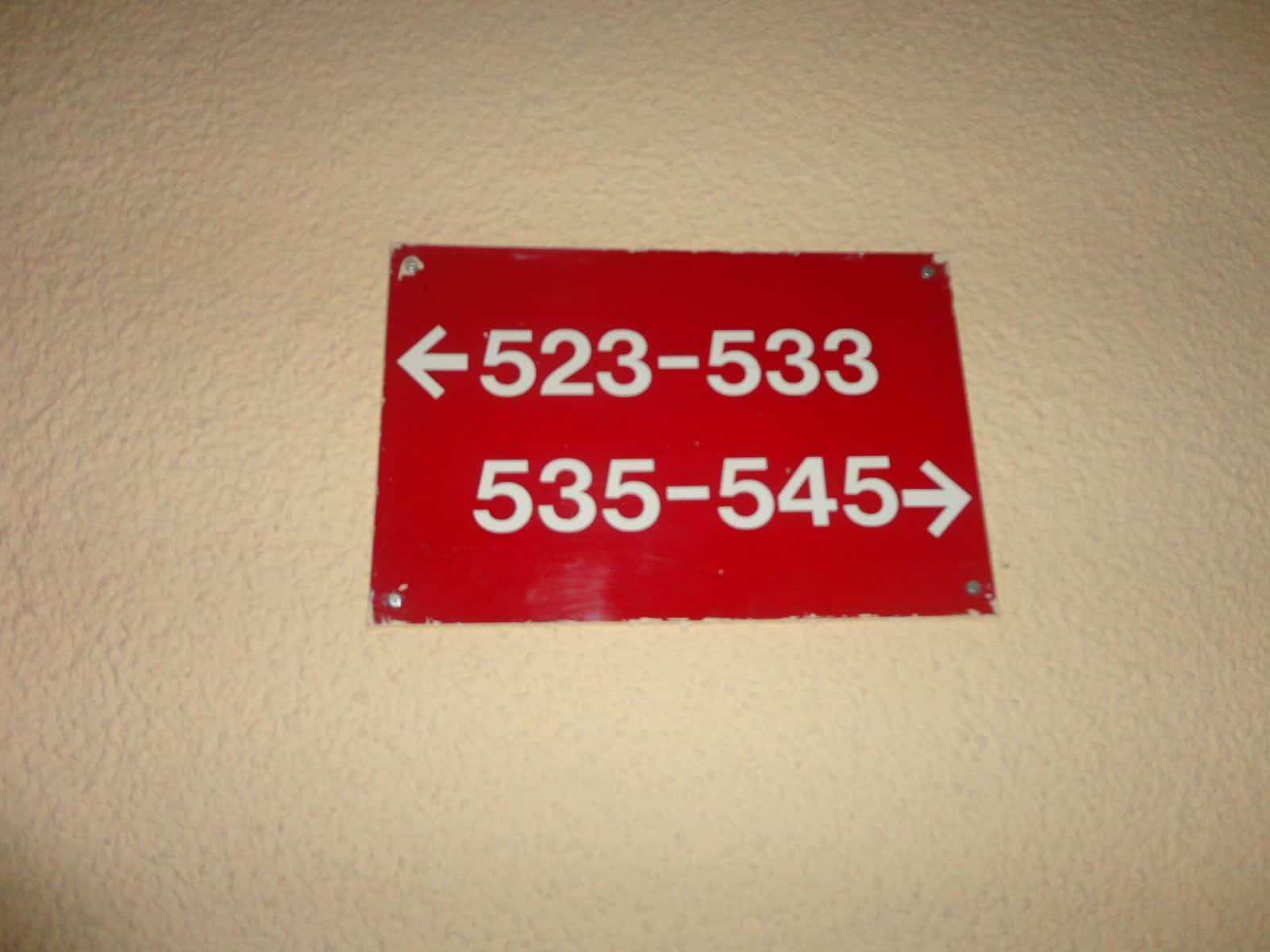 room numbers 0021