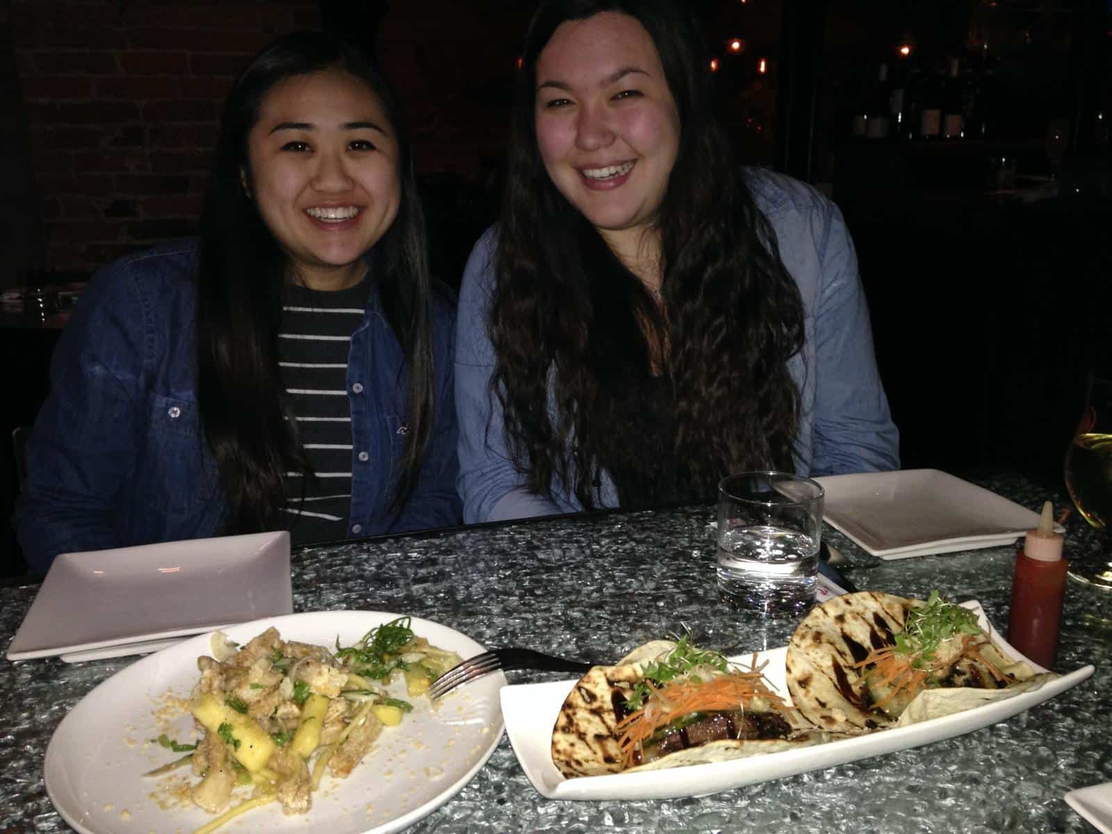 Celebrating Christmas at Home in Toronto 4 Dinner at Origin with Kaity, Mom & A. Hayley