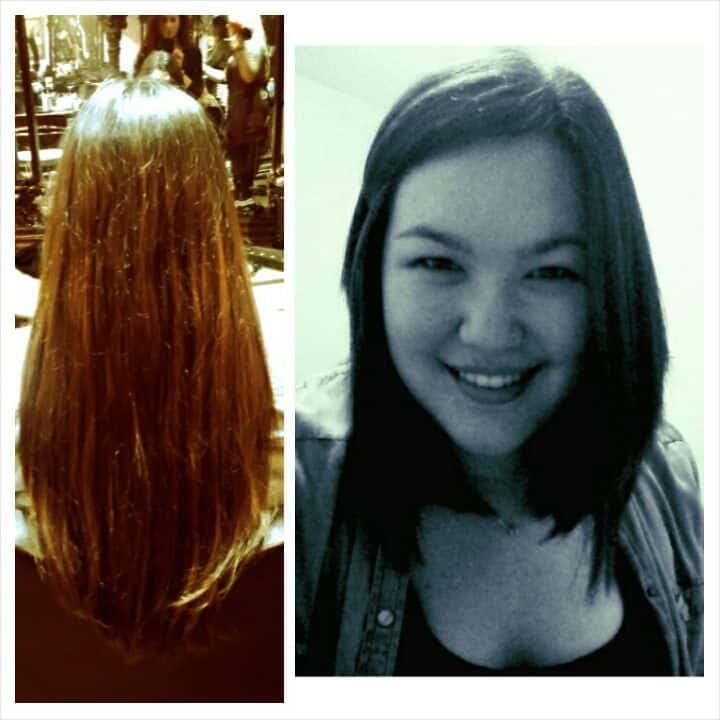Celebrating Christmas at Home in Toronto 3 Donated 10 inches of hair!