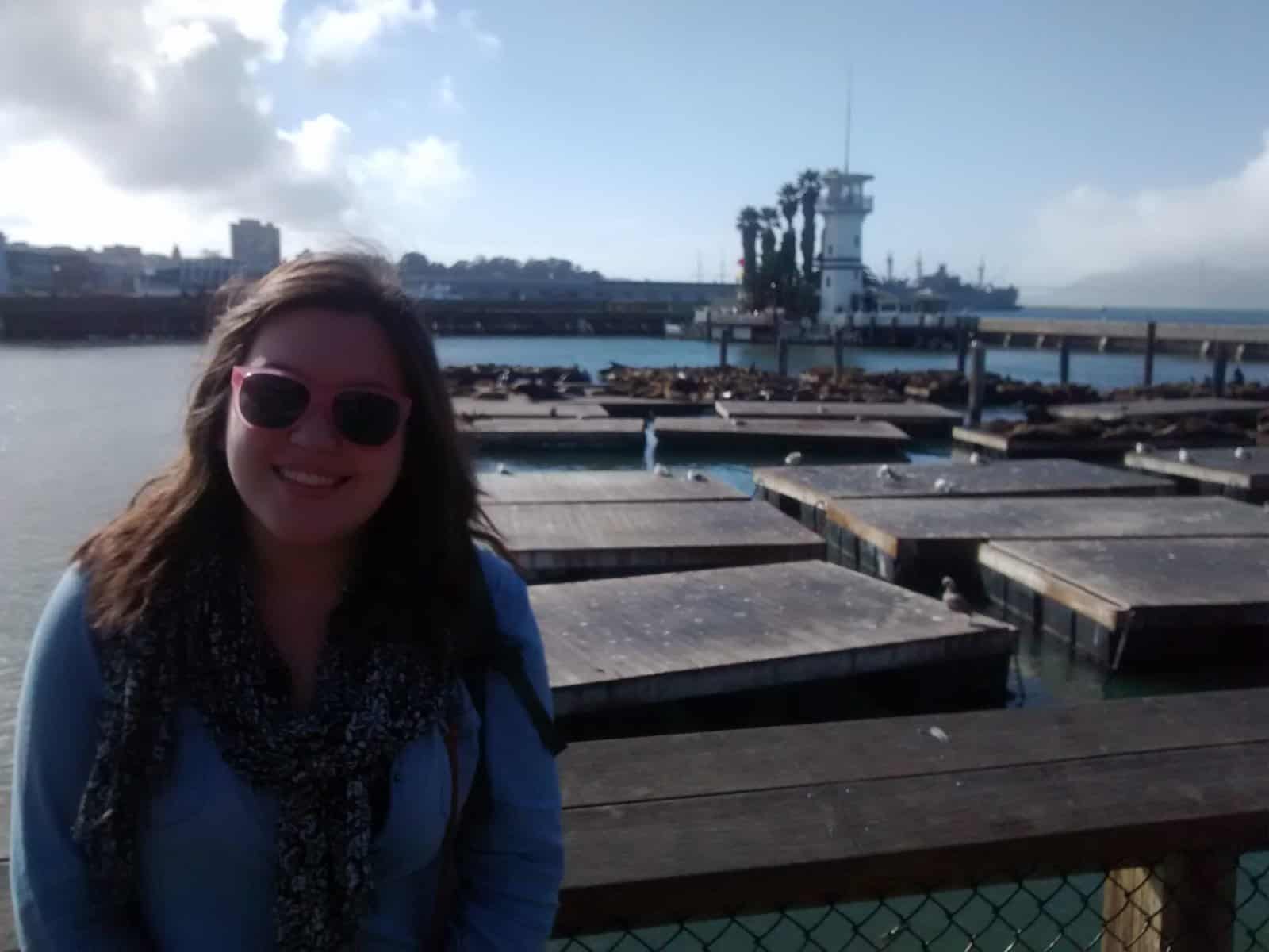 Chilling with the sea lions on Pier 39! 