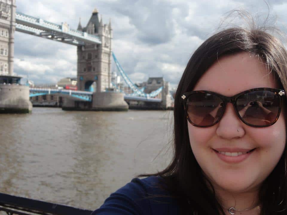 2012: A Year in Review 4 Selfie in front of London's Tower Bridge