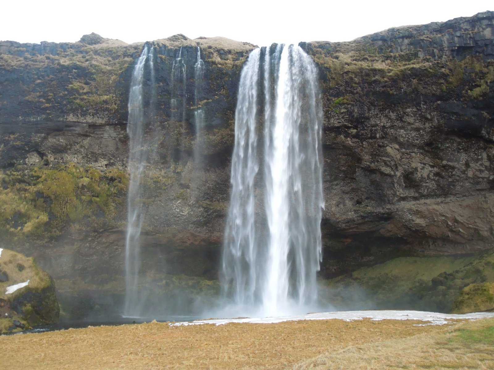 The Last of Iceland's South Coast 1 The front of the Seljalandsfoss waterfalls