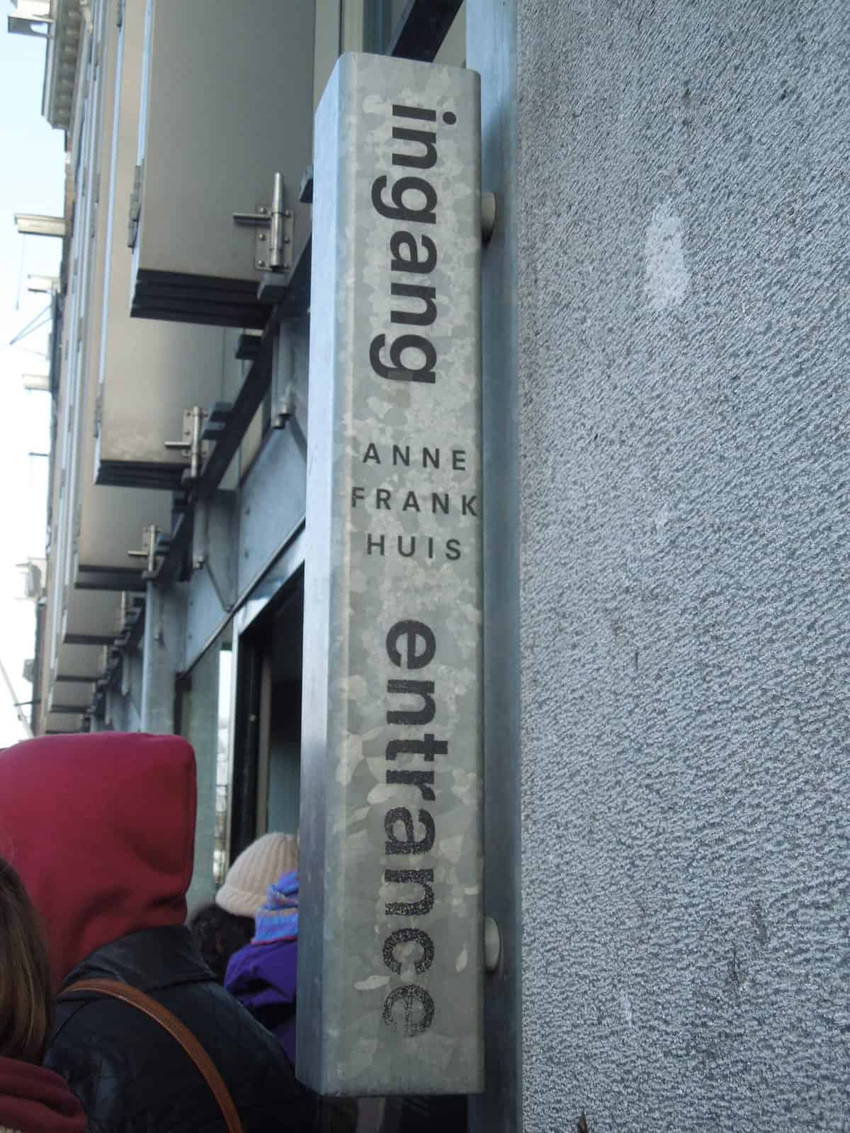 Arriving in Amsterdam to Study Abroad 5 Entrance to the Anne Frank House in Amsterdam in 2014