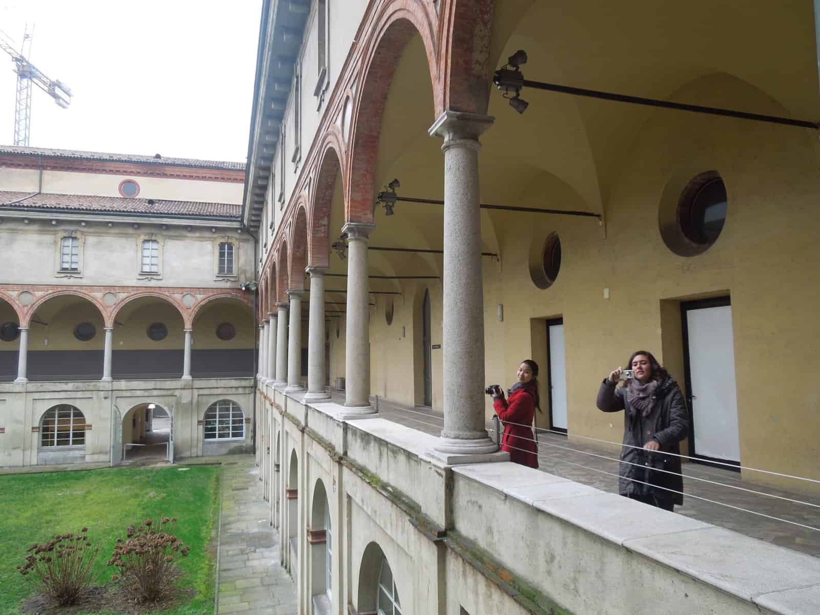 A Winter Weekend in Milan, Italy 12 A museum in Milan with ornate balconies