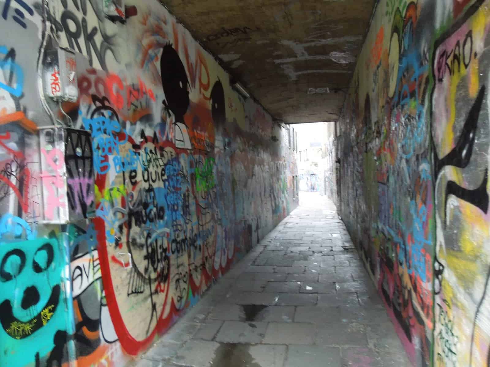 Graffiti Alley in Ghent, Belgium