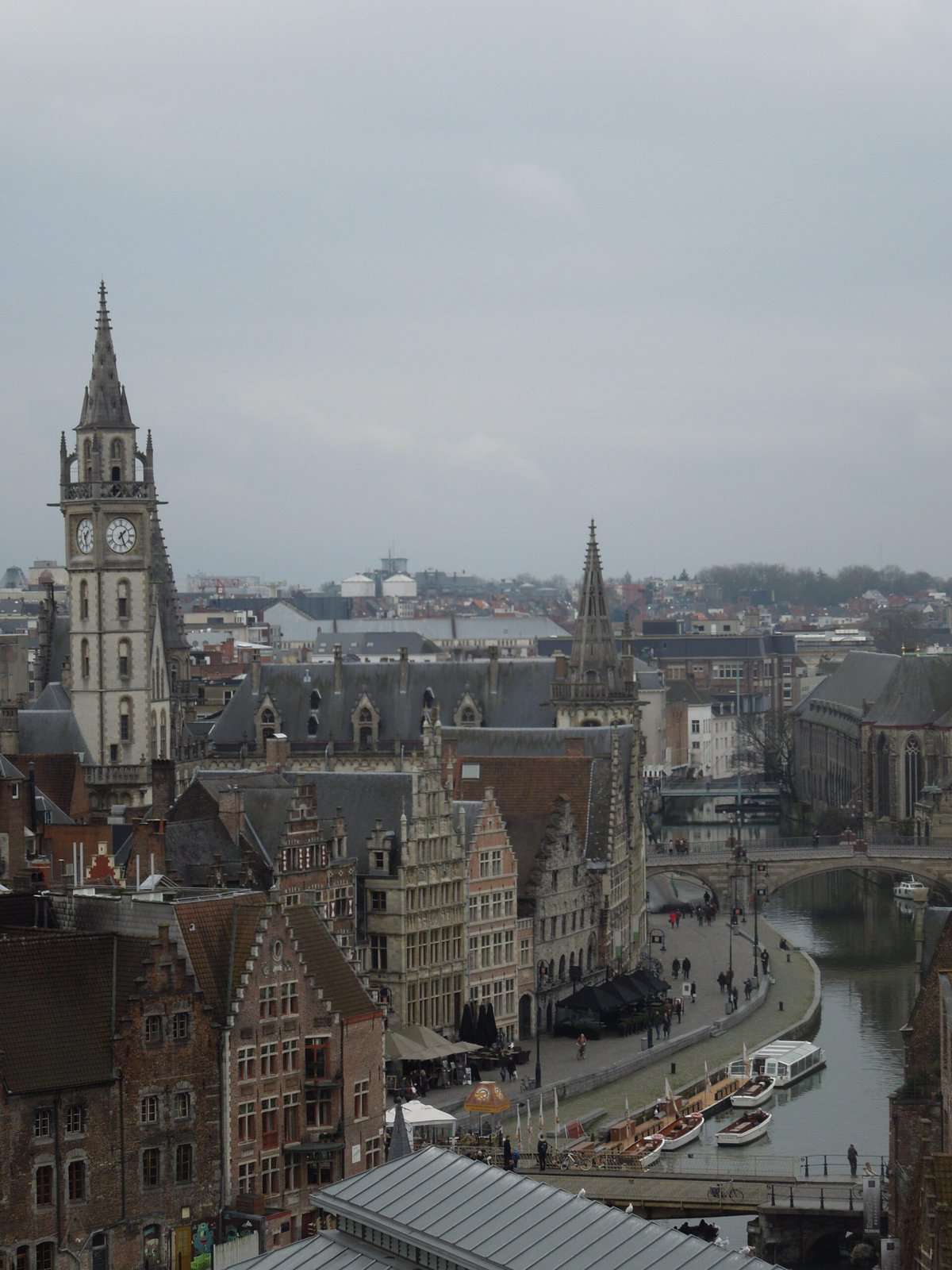 View of Ghent from Gravensteen
