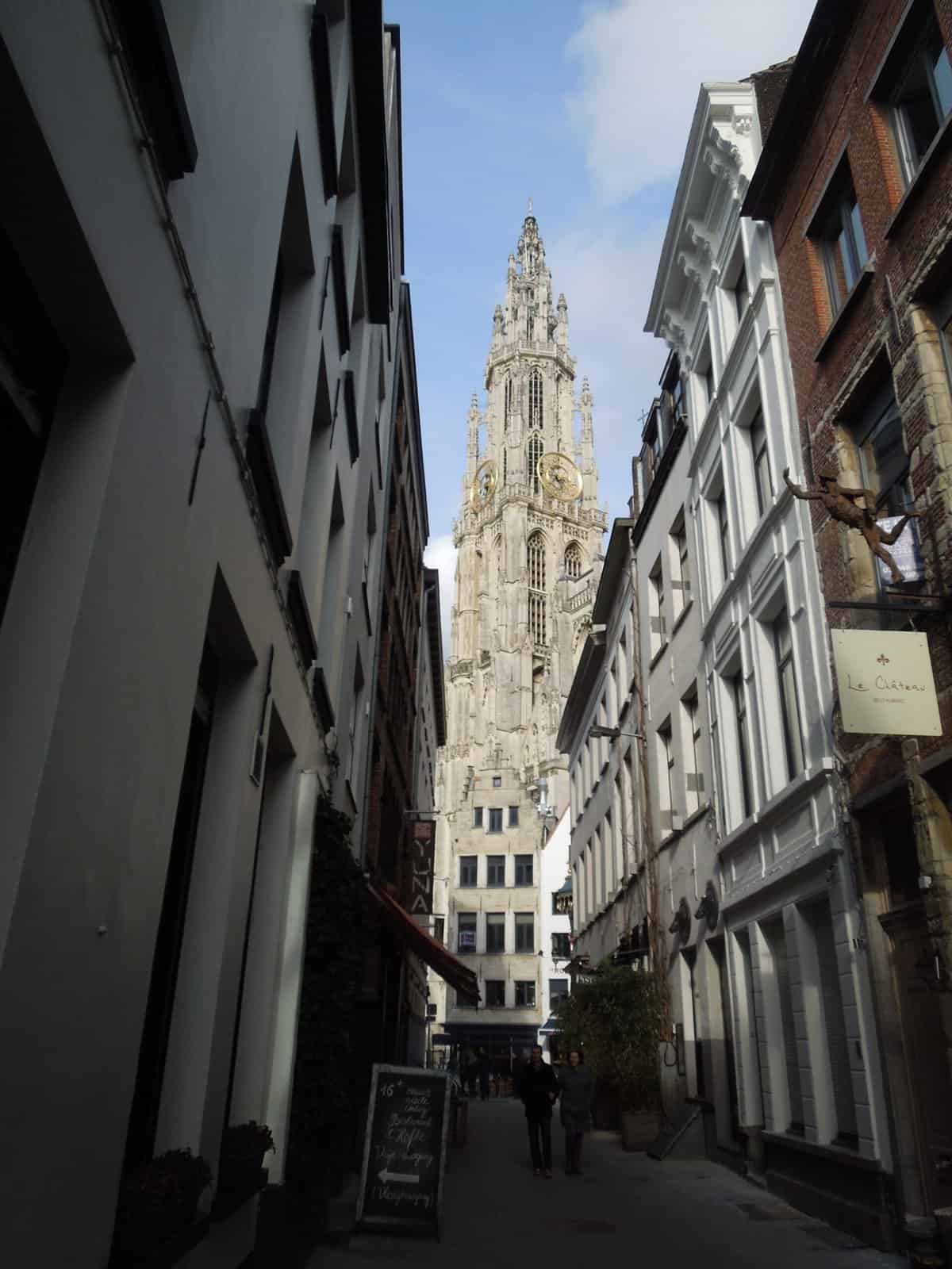 Antwerp Cathedral view