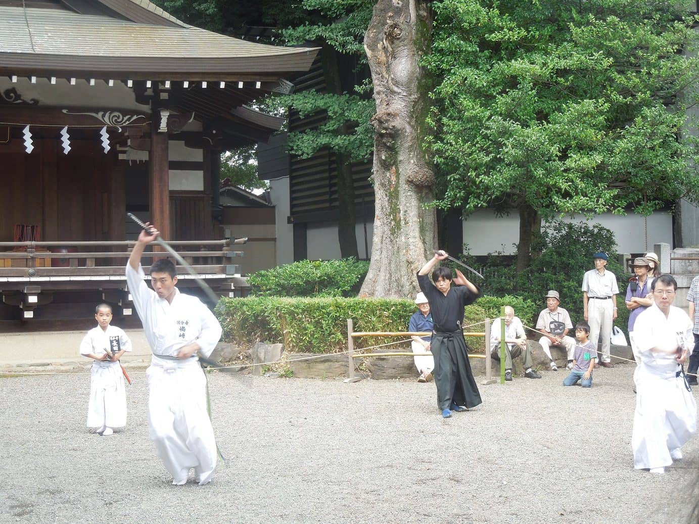 Adventures Around Tokyo with the Kosekis 3 Sword demos at the festival