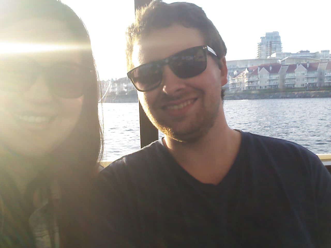 Celebrating Victoria Day in Victoria, BC! 8 Selfie from the water taxi in Victoria Harbour