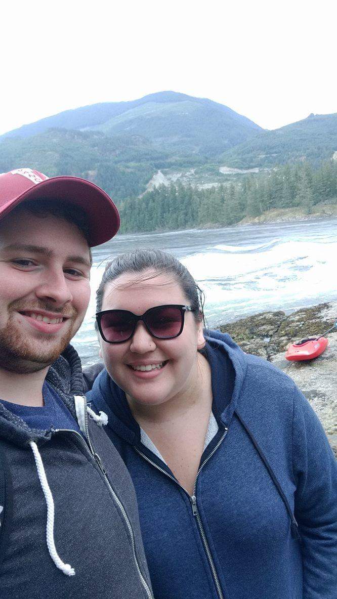 A Weekend in Pender Harbour, BC 4 Selfie of Colin and I after the first couple hours of hiking the Skookumchuck Narrows