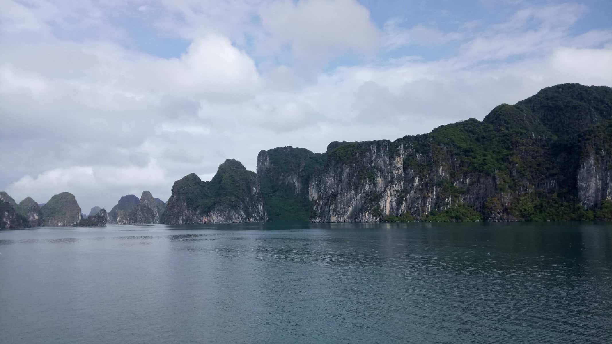 My Halong Bay Cruise Experience in Vietnam 3 Limestone cliffs on halong bay, Vietnam