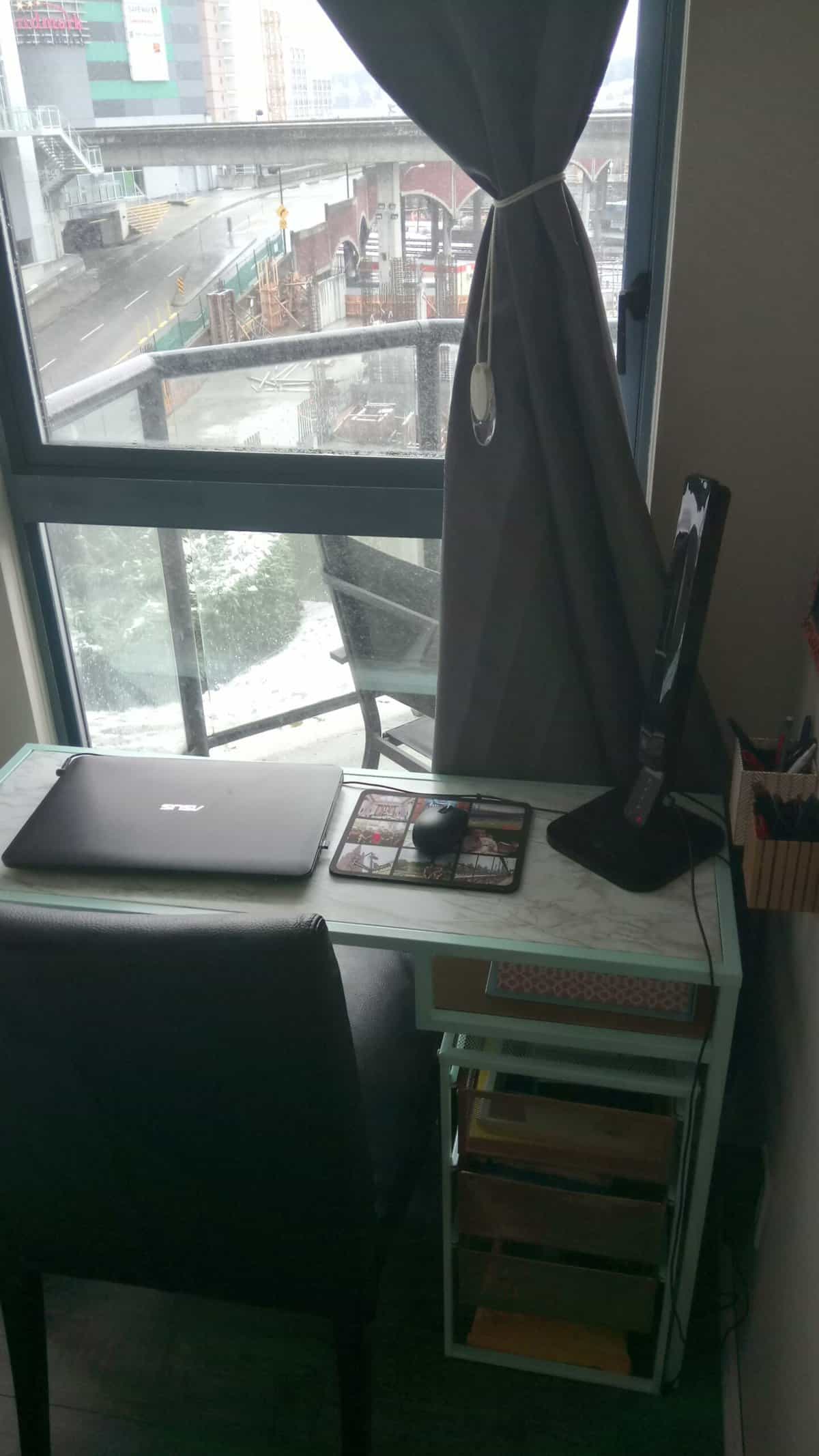 Welcome to Our Home in New Westminster, BC 10 Desk in our bedroom