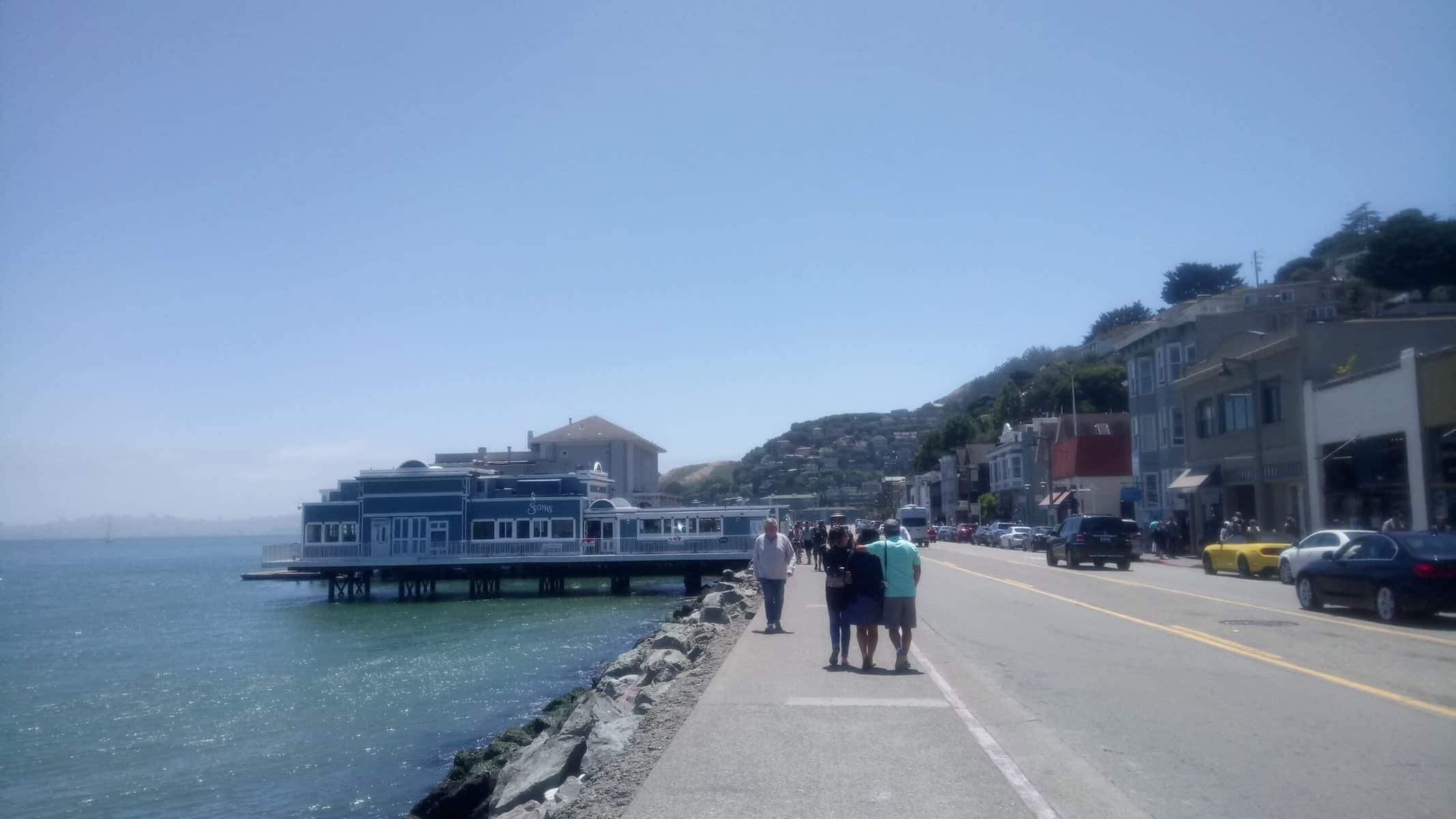 How to Spend Five Days in San Francisco 13 Walking on the street in Sausalito