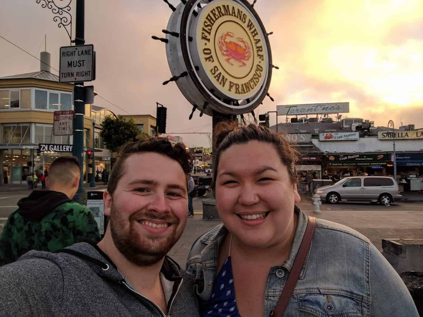 How to Spend Five Days in San Francisco 3 Selfie on Fishermans Wharf in San Francisco