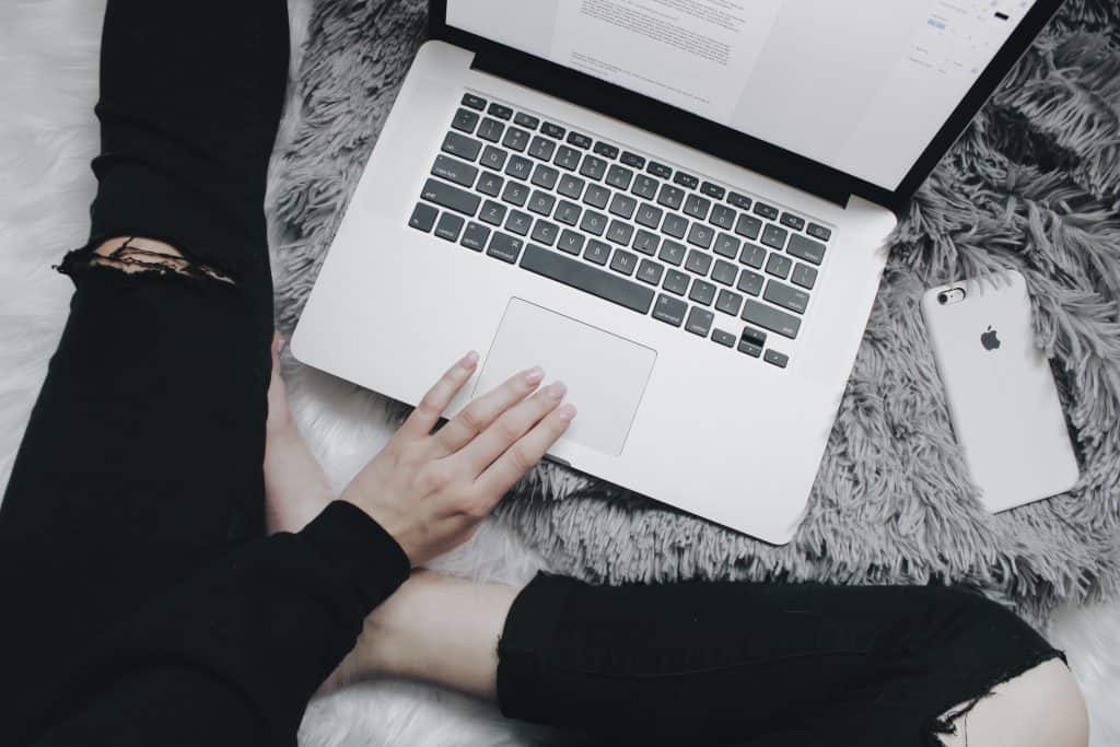 The Dos & Don'ts of Working From Home 3 Laptop on the carpet