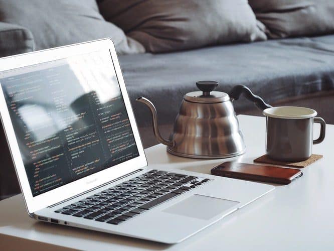 The Dos & Don'ts of Working From Home 2 Laptop set up for working from home
