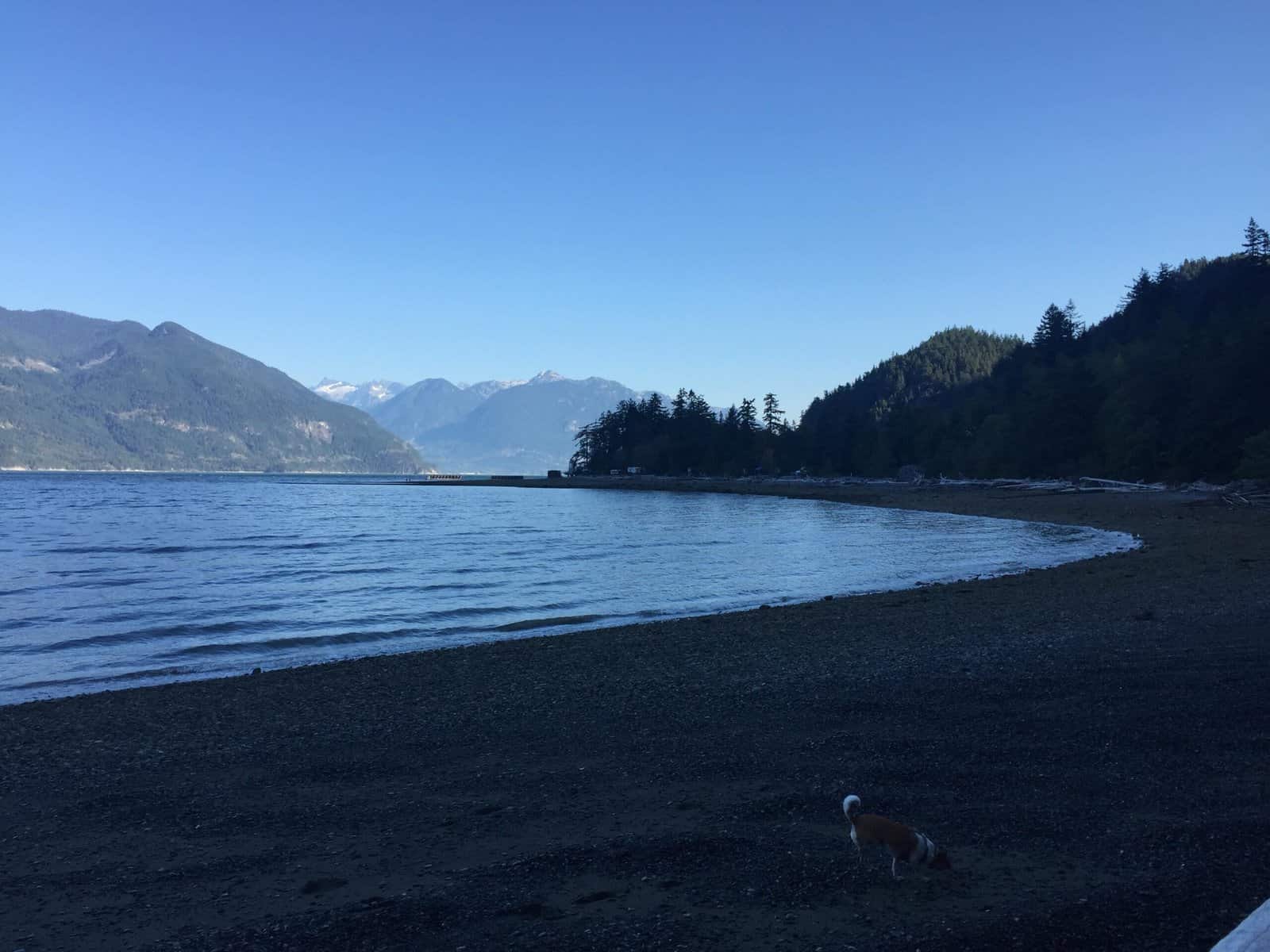 Porteau Cove beach campsite