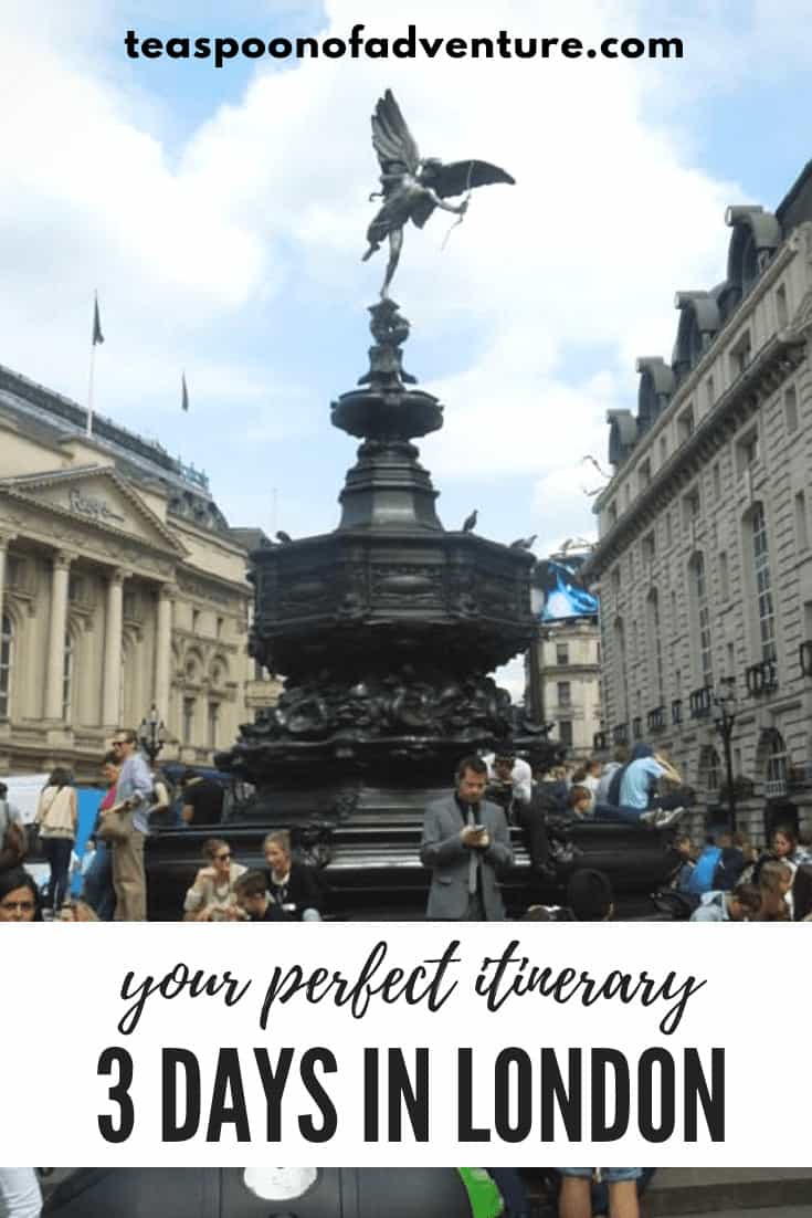 Your perfect itinerary for 3 days in London! #travel #london
