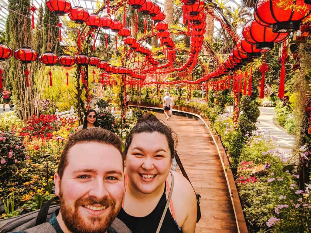 Selfie at Gardens by the Bay, Singapore