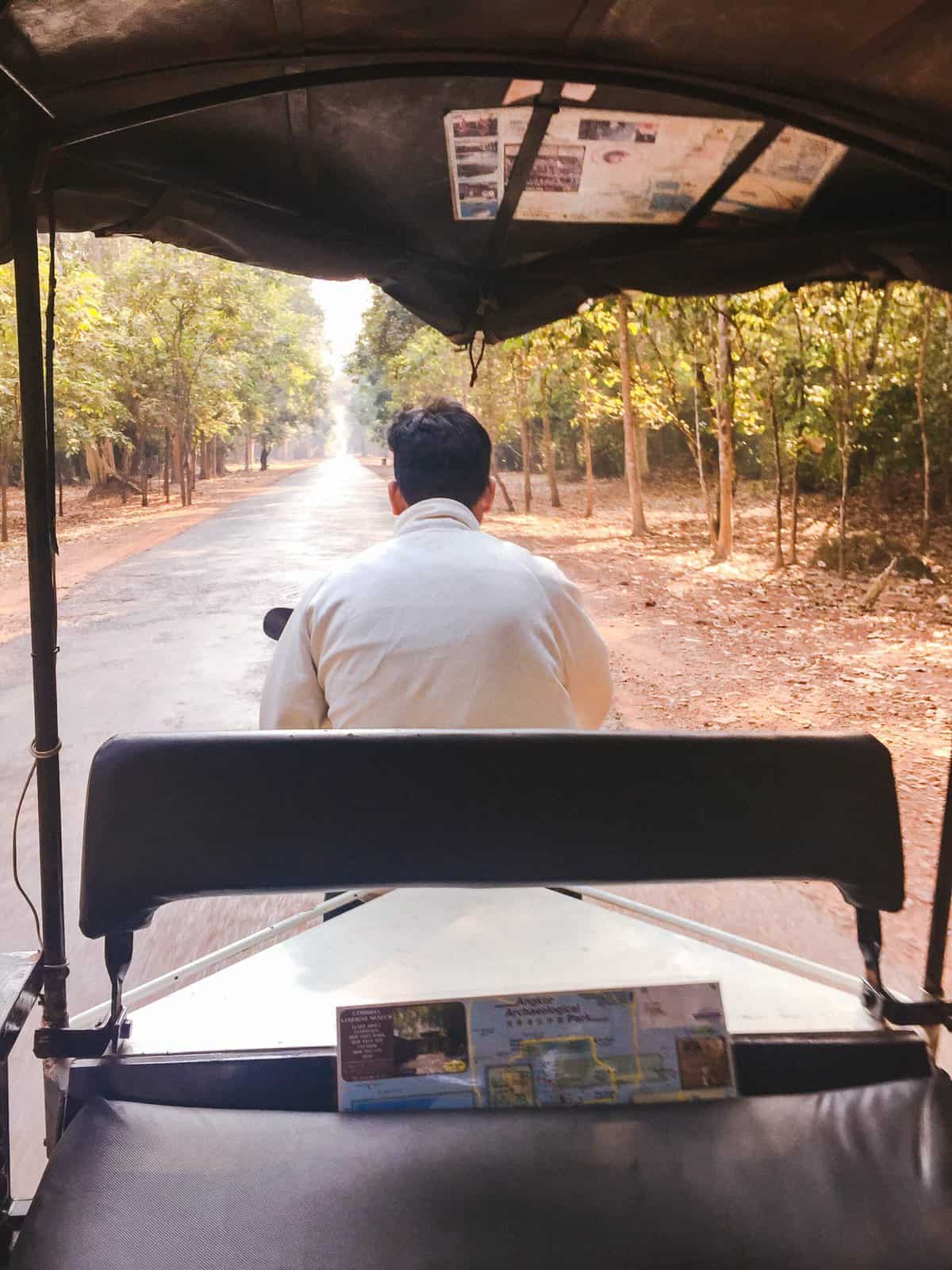 The Best and Worst of Southeast Asia 3 View from the backseat of a tuk tuk in Cambodia