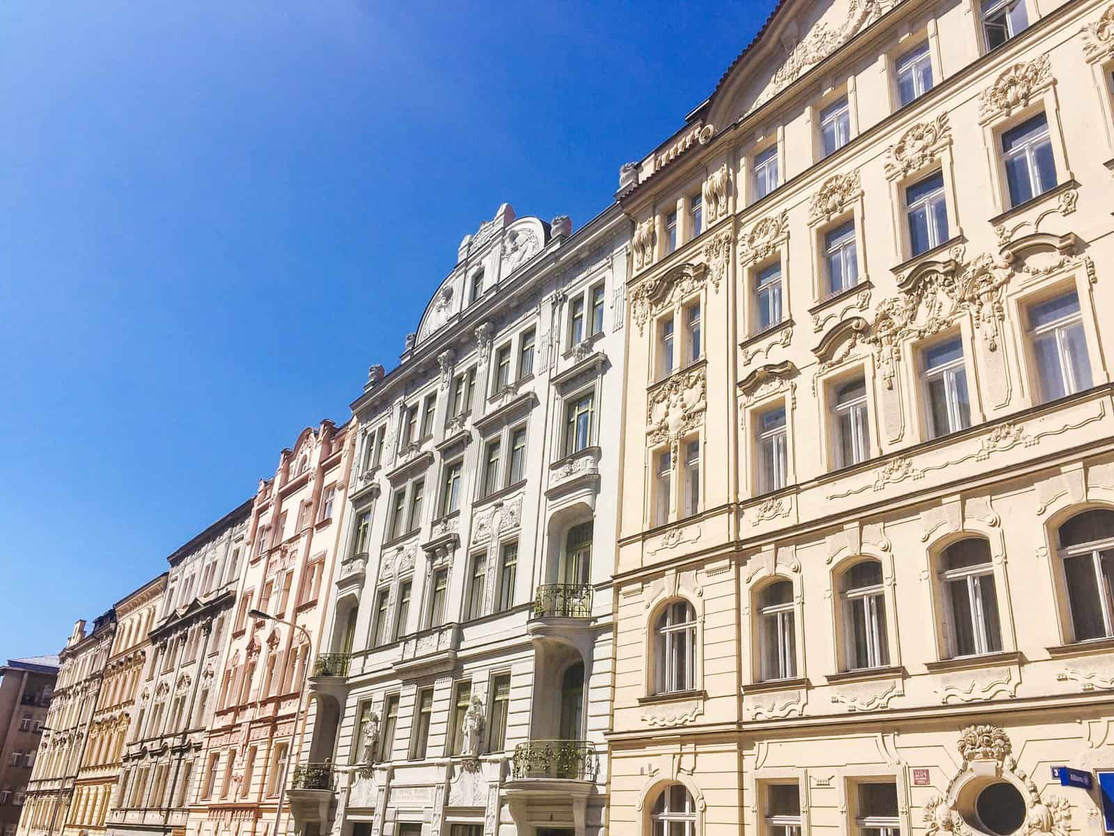 Expat Life: Settling into Our 1st Week Living in Prague 5 Beautiful buildings in Prague