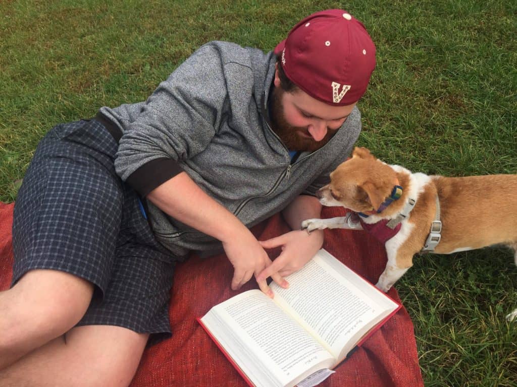Reading in the park