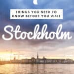 7 Things You Need to Know Before You Visit Stockholm 2 Heading to Stockholm, Sweden? Here are the 7 things you need to know before you visit Stockholm! #stockholm #sweden #travel #traveltips