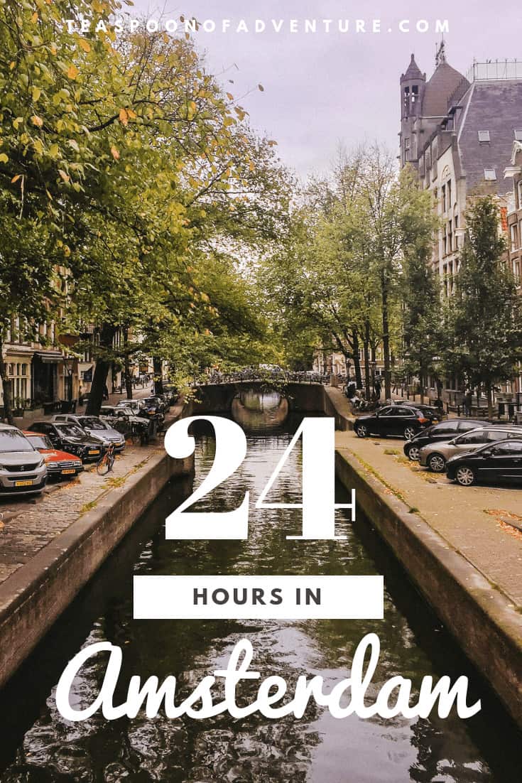 One Day in Amsterdam Itinerary 14 Amsterdam is one of the coolest cities in the world with its skinny houses, canals, bikes and pancakes. Here's exactly how to spend one day in Amsterdam and make the most of your time in this charming Dutch city! #amsterdam #traveltips #travel