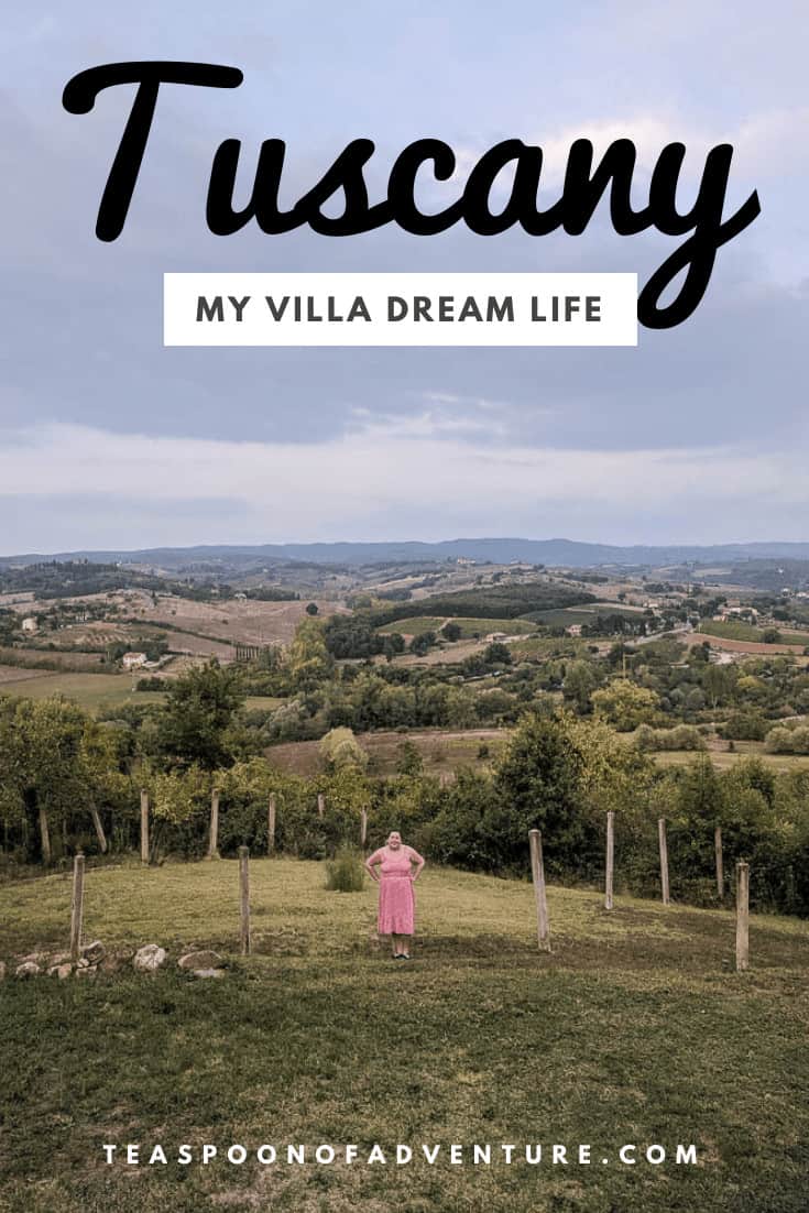 Living the Tuscan Villa Dream Life 2 Living our perfect Tuscan villa dream life in the most beautiful villa in Poggiarello, Italy with easy day trips, great food and the most beautiful views! #travel #traveltips #tuscany #tuscanvilla #italy