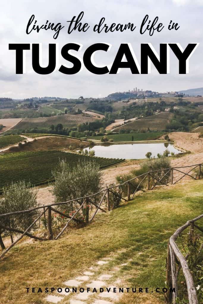 Living the Tuscan Villa Dream Life 11 Living our perfect Tuscan villa dream life in the most beautiful villa in Poggiarello, Italy with easy day trips, great food and the most beautiful views! #travel #traveltips #tuscany #tuscanvilla #italy