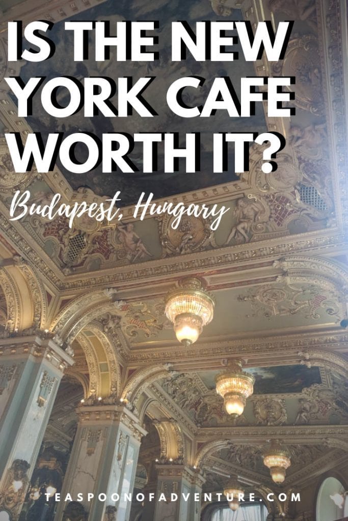 Is the New York Cafe Budapest Worth It? (Full Review) 14 They say it's the most beautiful cafe in the world but is the New York Cafe in Budapest worth it? #budapest #hungary #europe #travel #traveltips #newyorkcafe