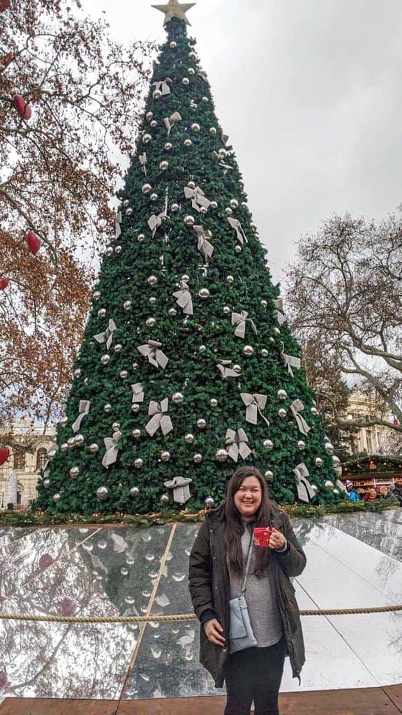 Me at the Vienna Christmas Market at Rathaus