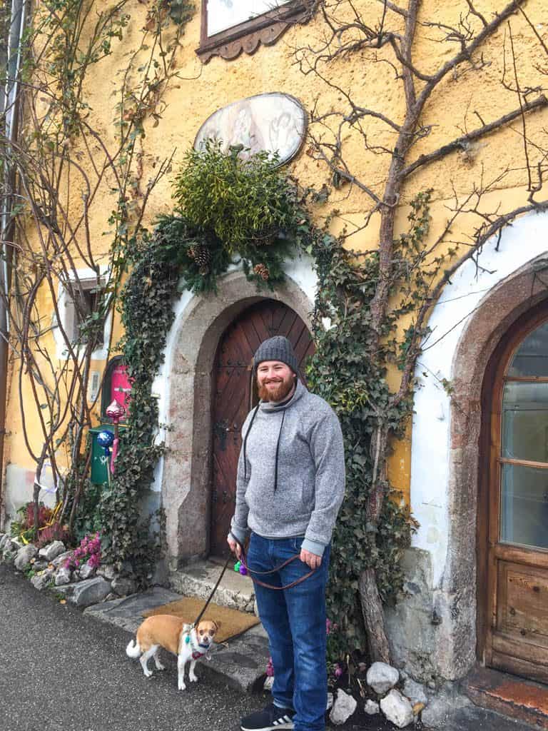 Colin and Ellie in Hallstatt, Austria