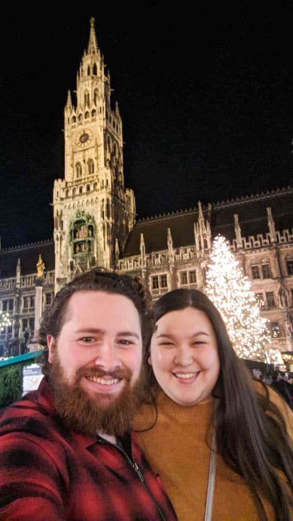 Selfie at Marienplatz Munich Christmas Market