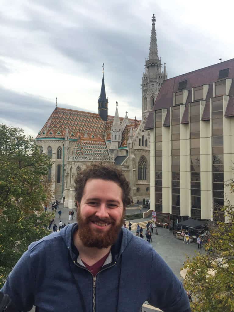 21 Things to Do in Budapest 29 Colin at Fisherman's Bastion
