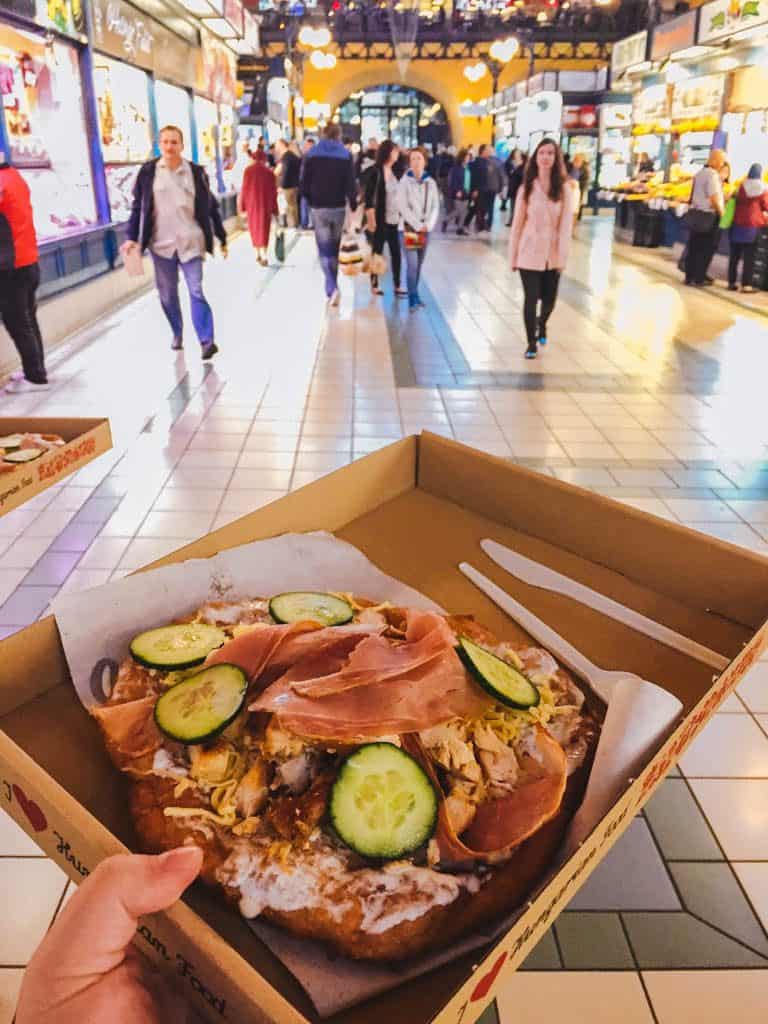 21 Things to Do in Budapest 42 Langos in the Great Market Hall