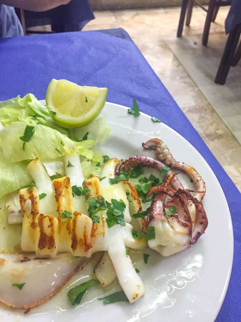 Where to Eat in Naples, Italy 26 fresh calamari