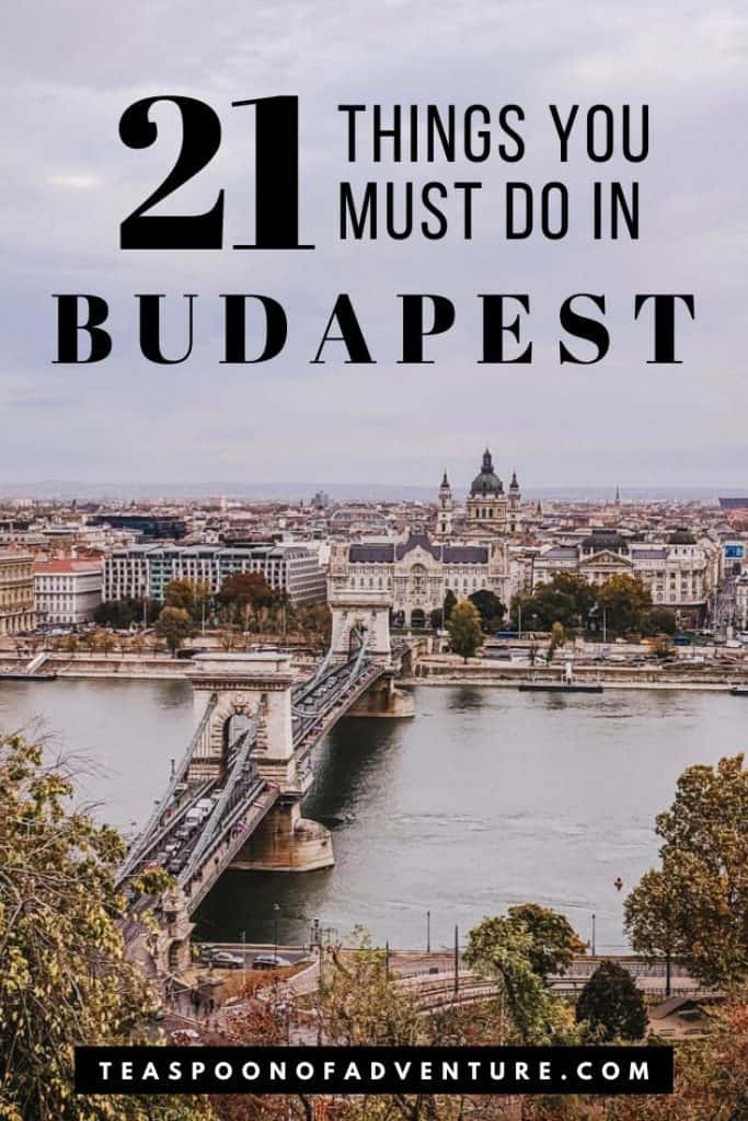 21 Things to Do in Budapest 2 From hospitals built in caves to thermal baths and ruin bars check out 21 things to do in Budapest! #budapest #hungary #travel #traveltips #traveleurope