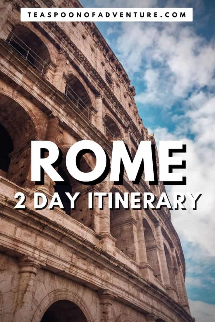 2 Days in Rome - Your Perfect Itinerary 41 Your perfect itinerary for 2 days in Rome! Enjoy a weekend in Rome full of gelato, pasta, pizza, the Colosseum, the Vatican and so much more! #italy #rome #europe #travel #traveltips #romeitinerary #italyitinerary #colosseum