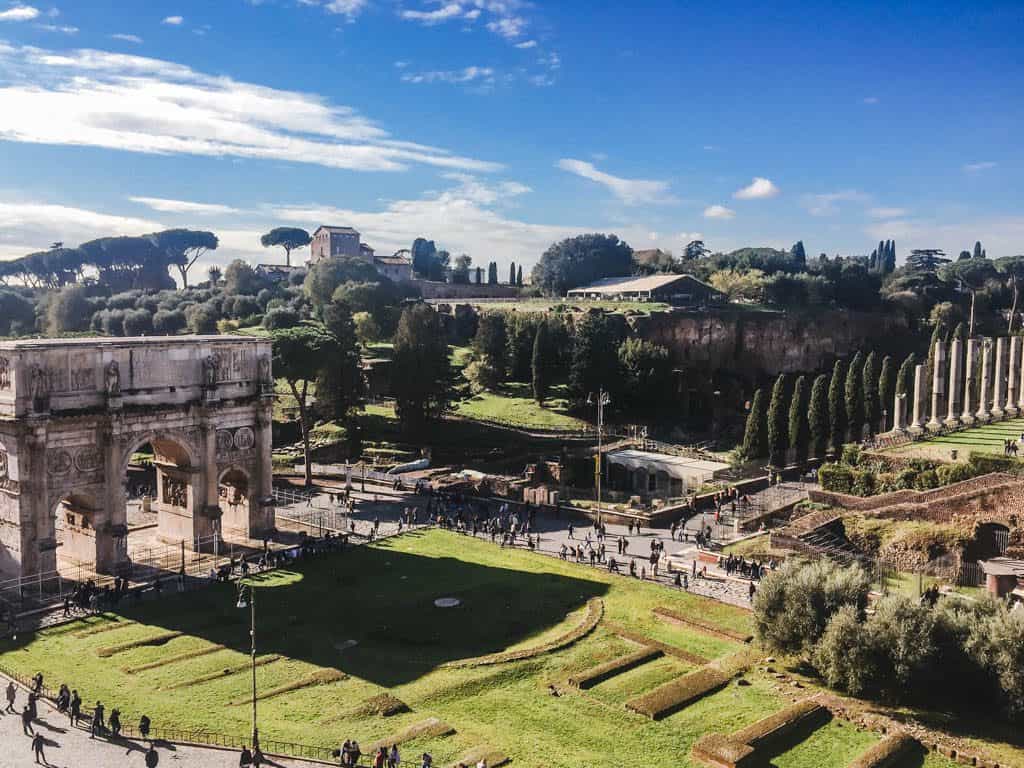 2 Days in Rome - Your Perfect Itinerary 8 View from Tier Three of the Colosseum in Rome, Italy