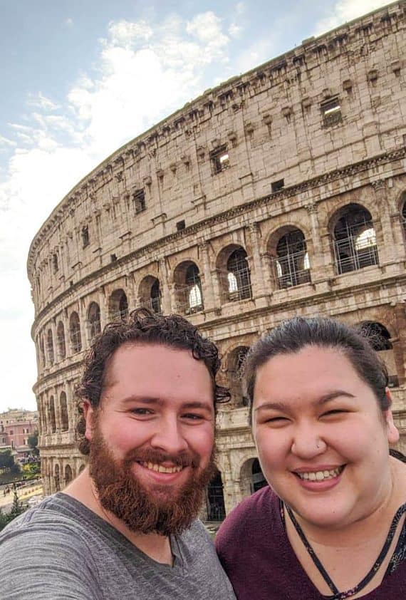 2 Days in Rome - Your Perfect Itinerary 3 Selfie in front of the Colosseum in Rome, Italy
