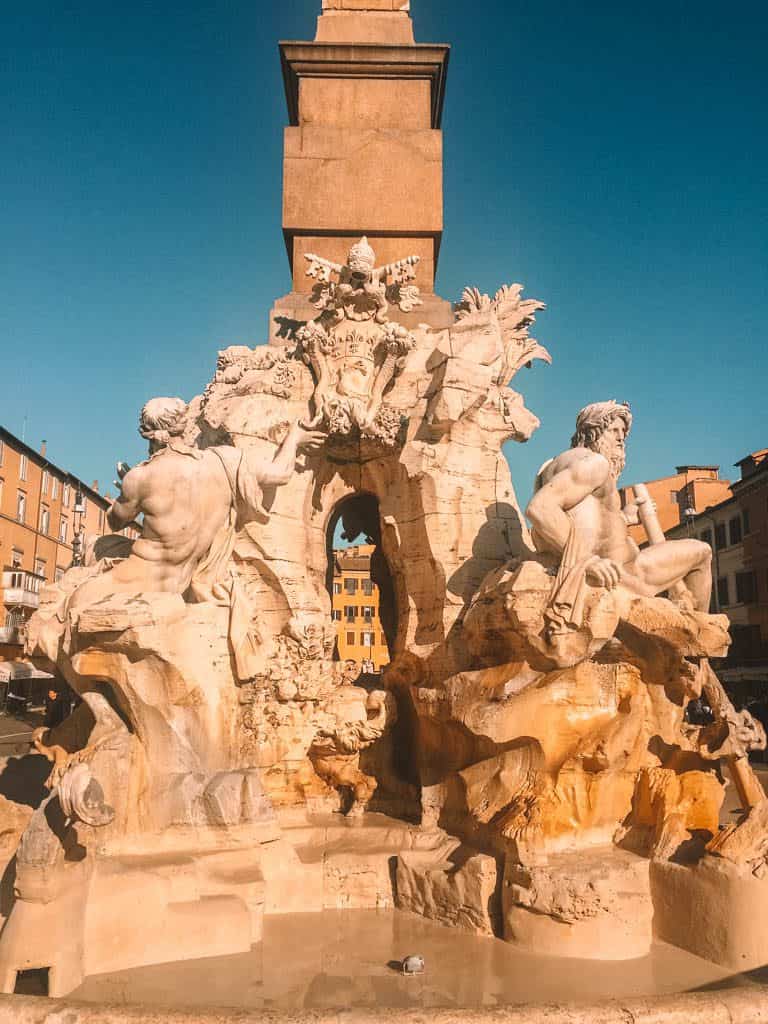 2 Days in Rome - Your Perfect Itinerary 19 Fountain in Piazza Navona in Rome