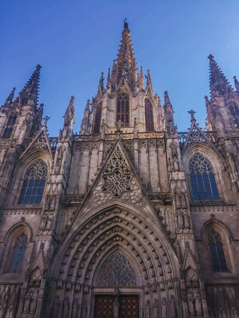Barcelona Cathedral in the Gothic Quarter