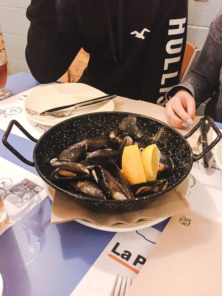 mussels at La Paradeta