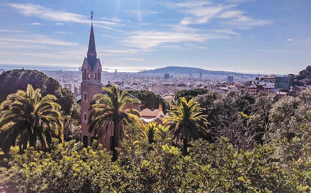 view from Parc Guell, Barcelona
