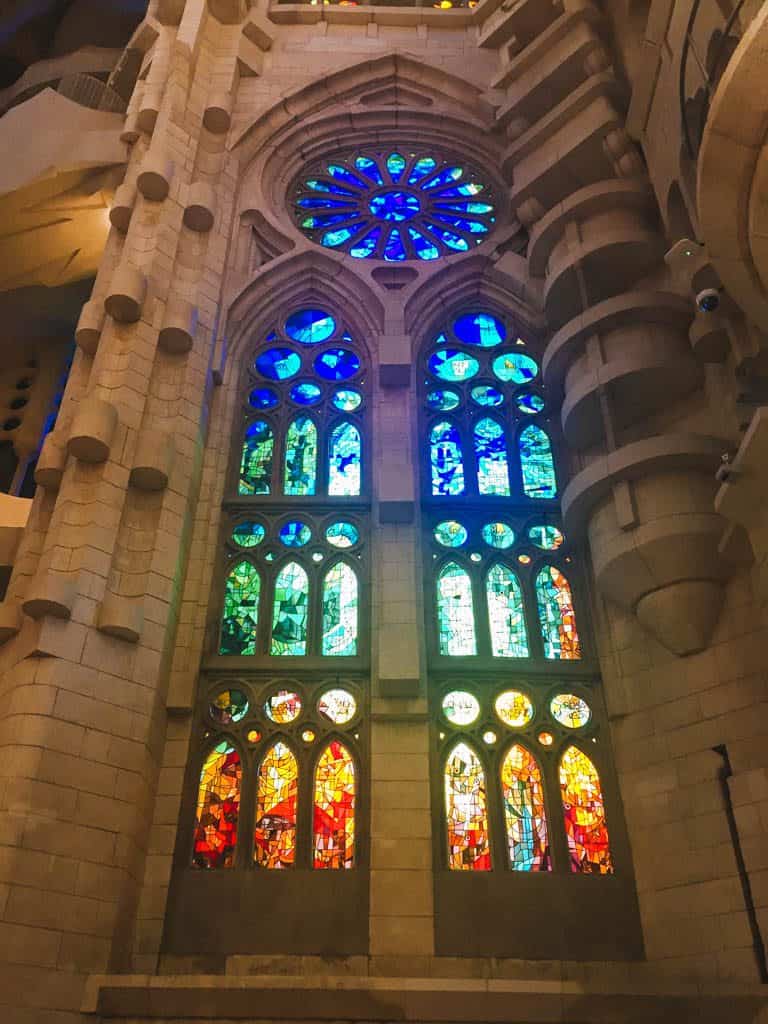inside La Sagrada Familia