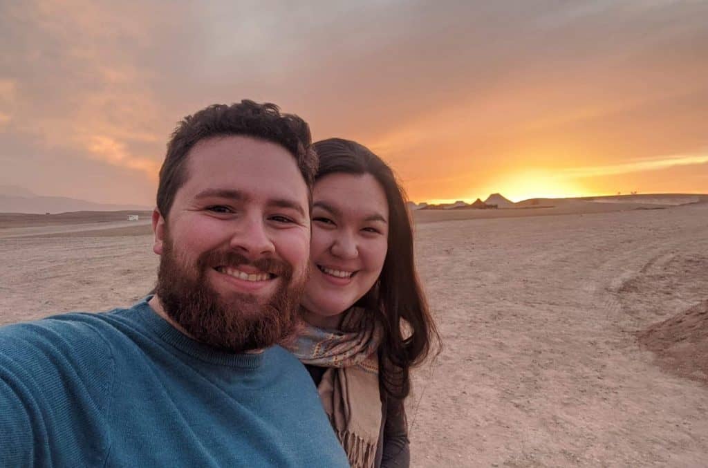 Selfie in the Agafay Desert