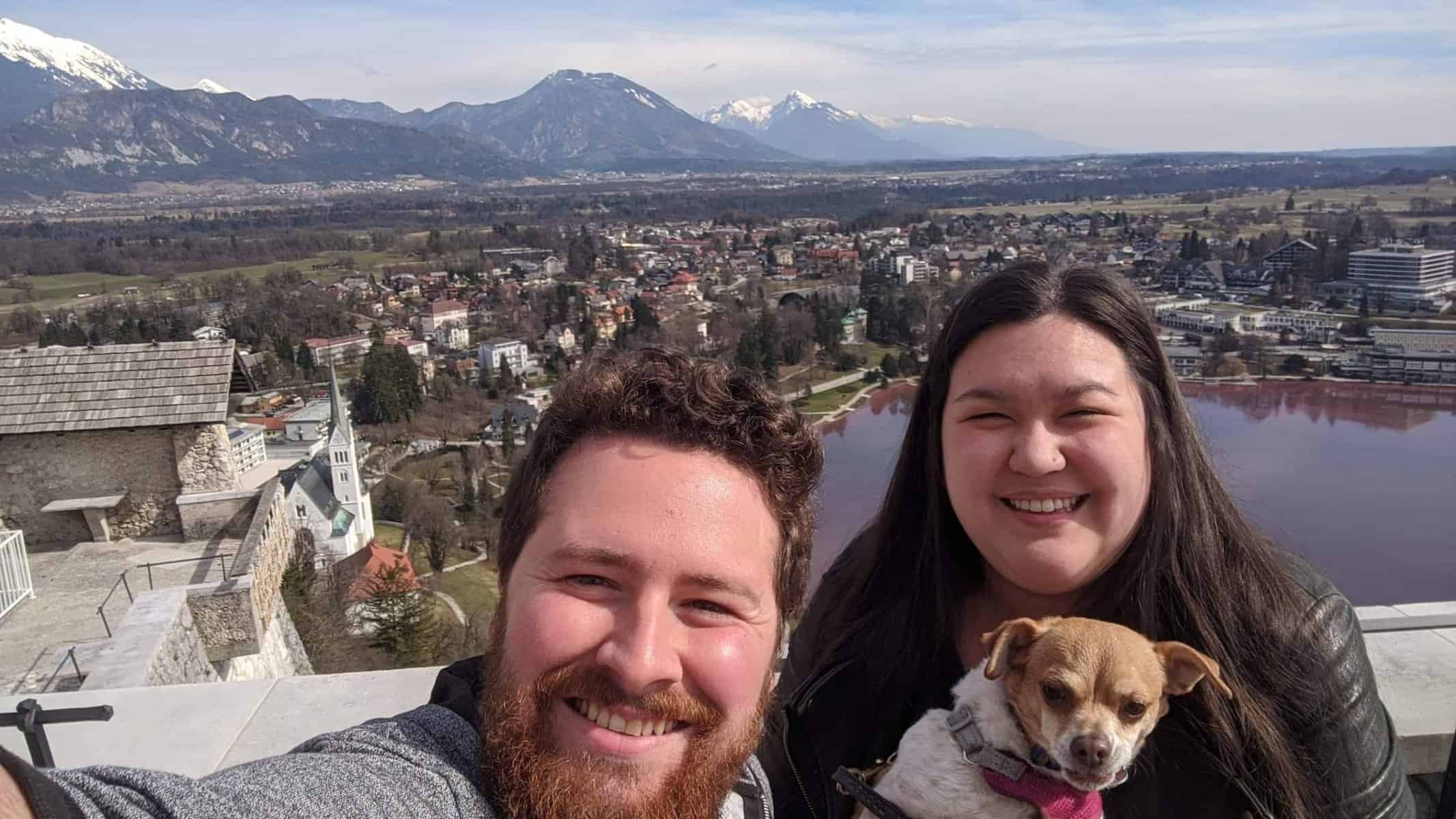 2020: A Year in Review 8 Selfie at Bled Castle
