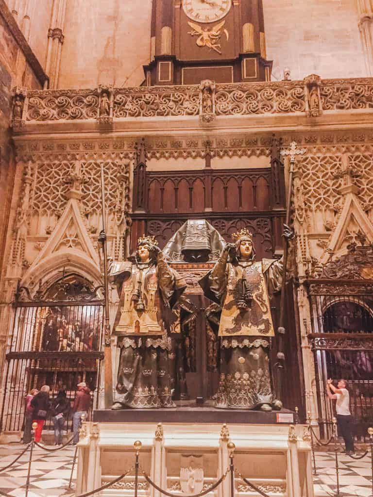 Falling in Love with Seville 8 Christopher Columbus tomb at Seville Cathedral