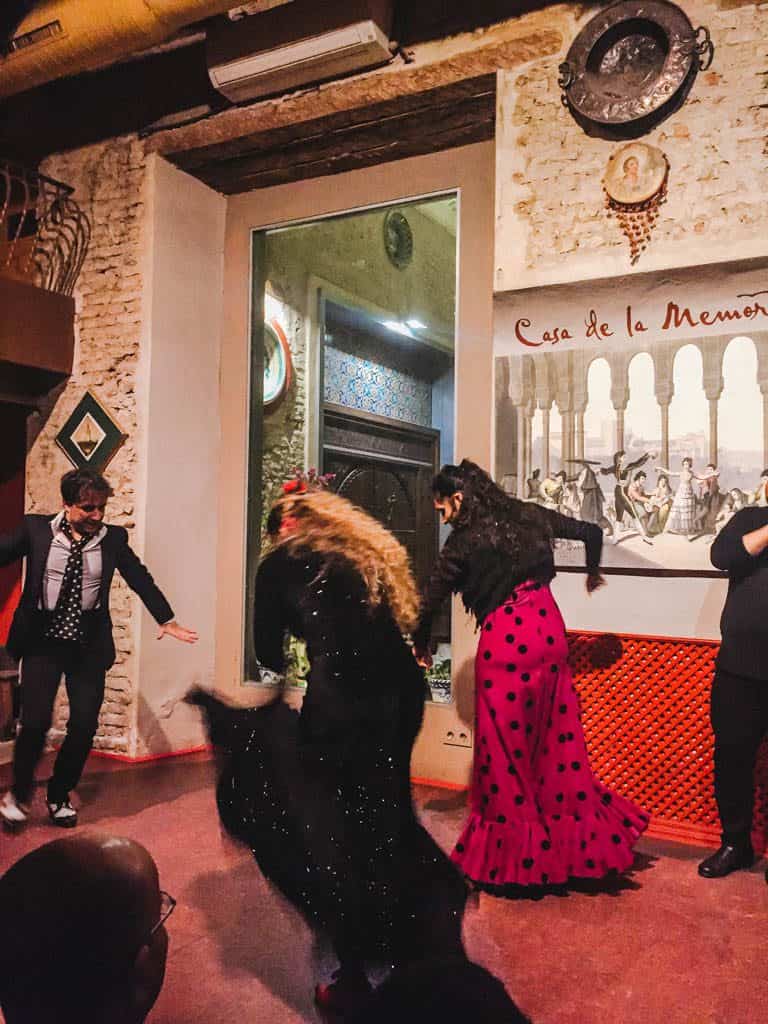 Falling in Love with Seville 14 Dancers at a flamenco show in Sevilla, Spain